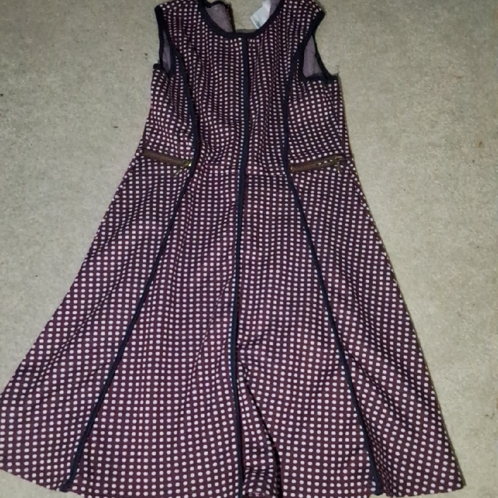 Blush Purple A-line Sleeveless Casual Dress